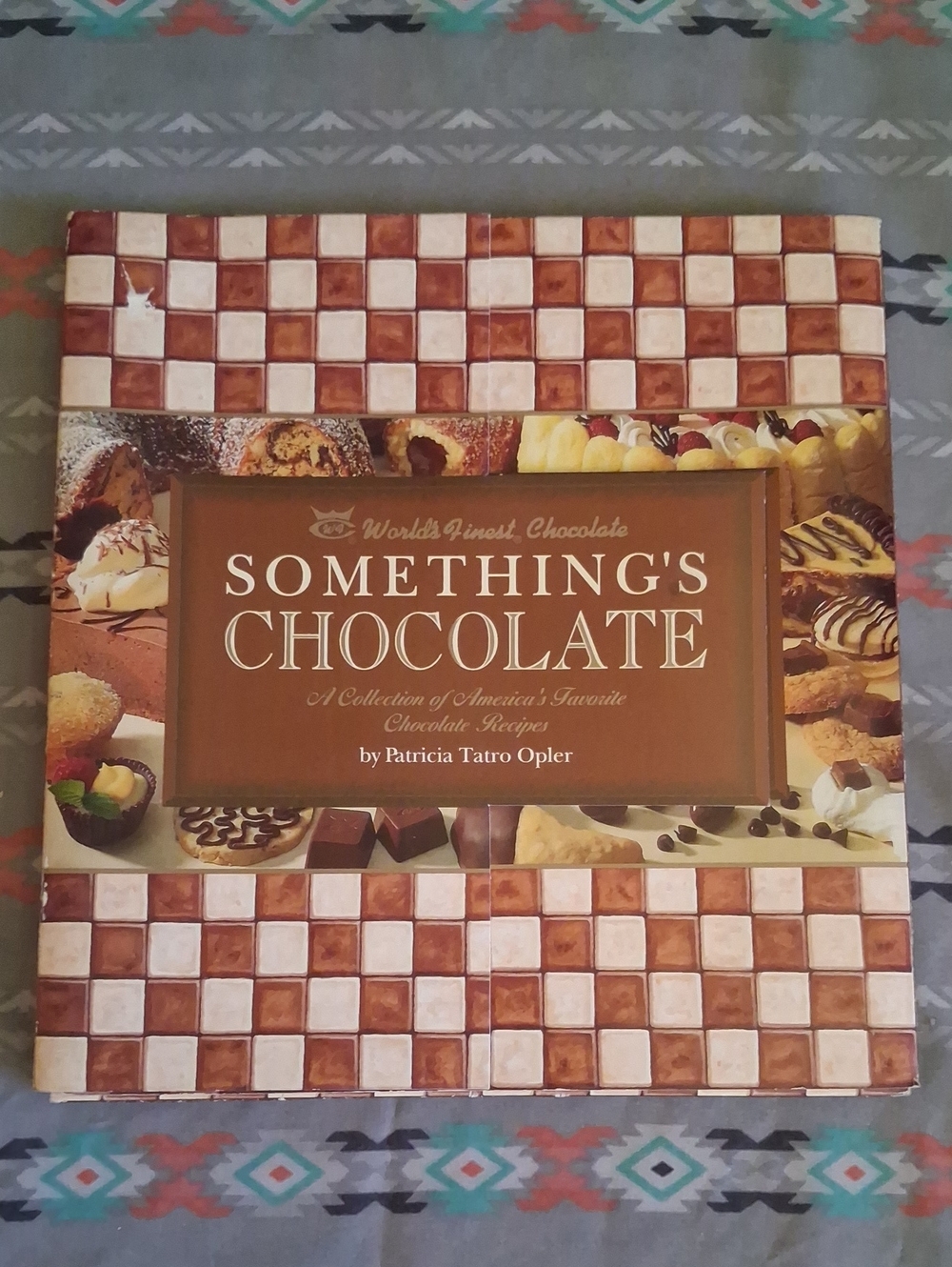Something's Chocolate Cookbook - Brown Cover by